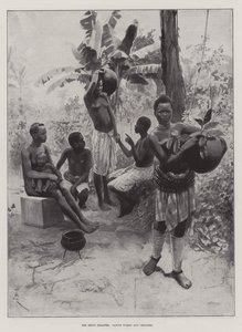Le désastre de Bénin, femmes et enfants indigènes